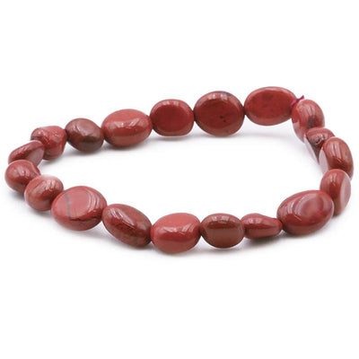 South African red jasper bracelet, 5-7mm beads
