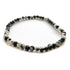 Bracelet jaspe zèbre Brésil A (boules 3 - 4mm) - La Boite à Cailloux
