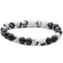Bracelet jaspe zèbre Brésil A (boules 7 - 8mm) - La Boite à Cailloux
