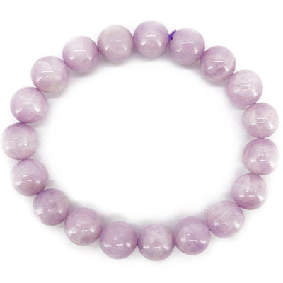 Bracelet kunzite Brésil A+ (boules 10mm)