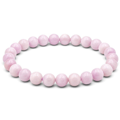 Pulsera de Kunzita de Brasil AA (bolas de 7-8 mm)