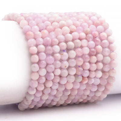 Bracelet kunzite Brésil AA (boules 5-6mm)