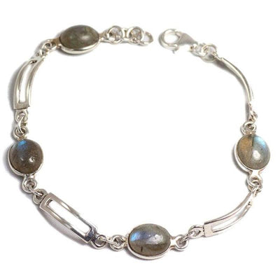 Labradorite bracelet Madagascar AA Silver 925