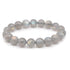 Bracelet labradorite Madagascar AA (boules 10,5 - 11,5mm) - La Boite à Cailloux