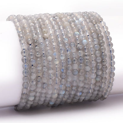 Bracelet labradorite Madagascar AA (boules 3 - 4mm) - La Boite à Cailloux