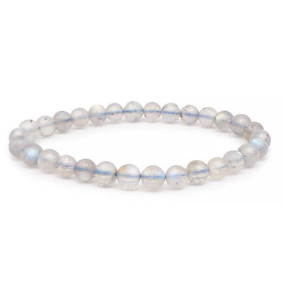 Pulsera de Labradorita Madagascar AA+ (bolas de 6,5-7,5mm)
