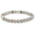 Bracelet labradorite Madagascar AA+ (boules 7 - 8mm) - Taille L - La Boite à Cailloux