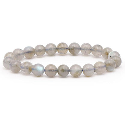 Bracelet labradorite Madagascar AA+ (boules 8,5 - 9,5mm) - La Boite à Cailloux