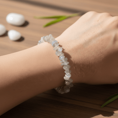 Pulsera Labradorita Madagascar AA (perlas barrocas)
