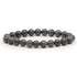 Bracelet labradorite noire Madagascar A (boules 7 - 8mm) - La Boite à Cailloux
