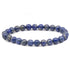 Bracelet lapis lazuli Afghanistan A (boules de 7 - 8mm) - Taille L - La Boite à Cailloux