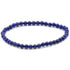 Bracelet lapis lazuli Afghanistan AA (boules de 3 - 4mm) - La Boite à Cailloux