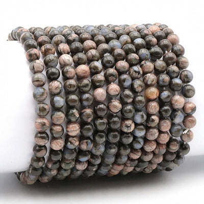 Blue liberite bracelet South Africa AB (5-6mm balls)