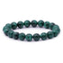 Bracelet malachite Congo AA (boules 10mm) - La Boite à Cailloux