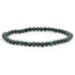 Bracelet malachite Congo AA (boules 3 - 4mm) - La Boite à Cailloux