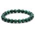 Bracelet malachite Congo AA (boules 7 - 8mm) - La Boite à Cailloux