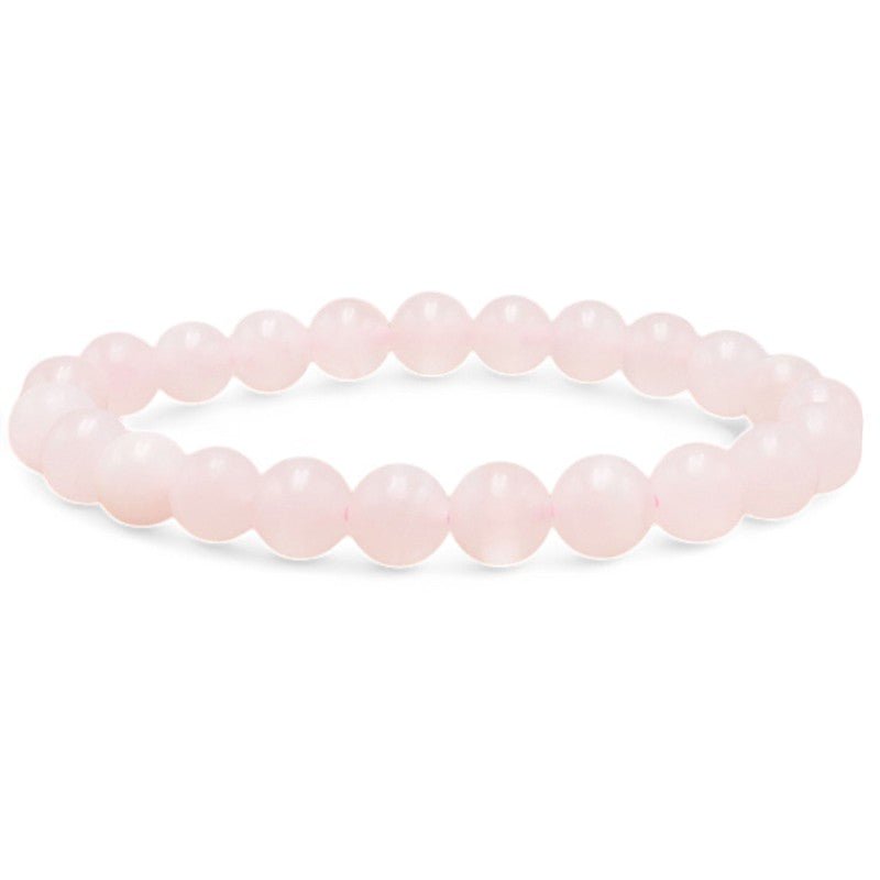Bracelet manganocalcite Pérou A boules 7 - 8mm - La Boite à Cailloux