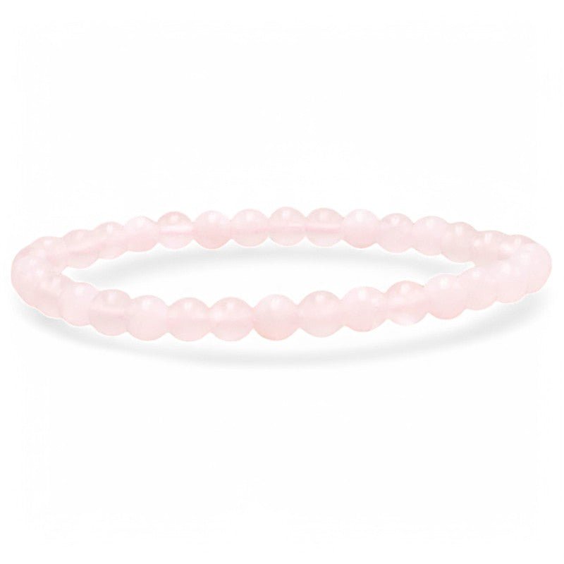 Bracelet manganocalcite Pérou AA boules 5 - 6mm - La Boite à Cailloux