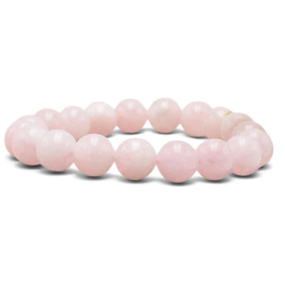 Bracelet morganite (béryl rose) Brésil A boules 10mm