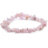 Bracelet morganite (béryl rose) Brésil A+ (perles baroques) - La Boite à Cailloux