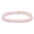 Bracelet morganite (béryl rose) Brésil AA boules 5 - 6mm - La Boite à Cailloux