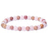 Bracelet multi quartz rose, thulite AA (boules 5 - 6mm) - La Boite à Cailloux