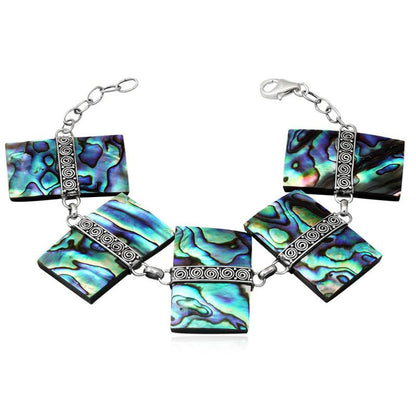 Bracelet nacre Thaïlande AA argent 925 - La Boite à Cailloux