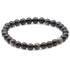 Bracelet obsidienne dorée Mexique A (boules 5 - 6mm) - La Boite à Cailloux