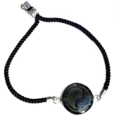 Bracelet obsidienne dorée Mexique AA (Ying Yang)
