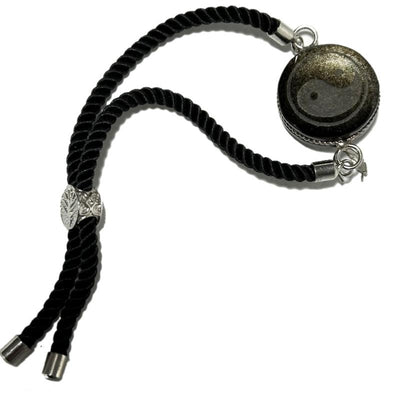 Bracelet obsidienne dorée Mexique AA (Ying Yang)