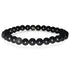 Bracelet obsidienne oeil céleste Mexique A (boules 5 - 6mm) - La Boite à Cailloux
