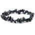Bracelet obsidienne oeil céleste Mexique A (perles baroques) - La Boite à Cailloux