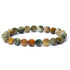 Bracelet oeil de chat Inde AA (boules 7 - 8mm) - La Boite à Cailloux