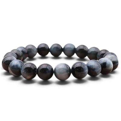 Pulsera de ojo de halcón AA sudafricana (bolas de 10 mm)
