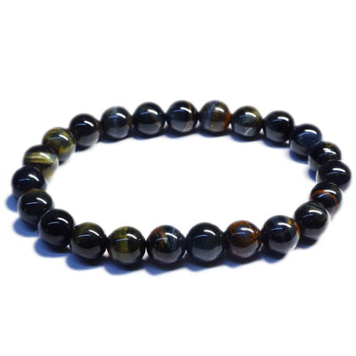 Pulsera de ojo de halcón AA de Sudáfrica (bolas de 7-8 mm)