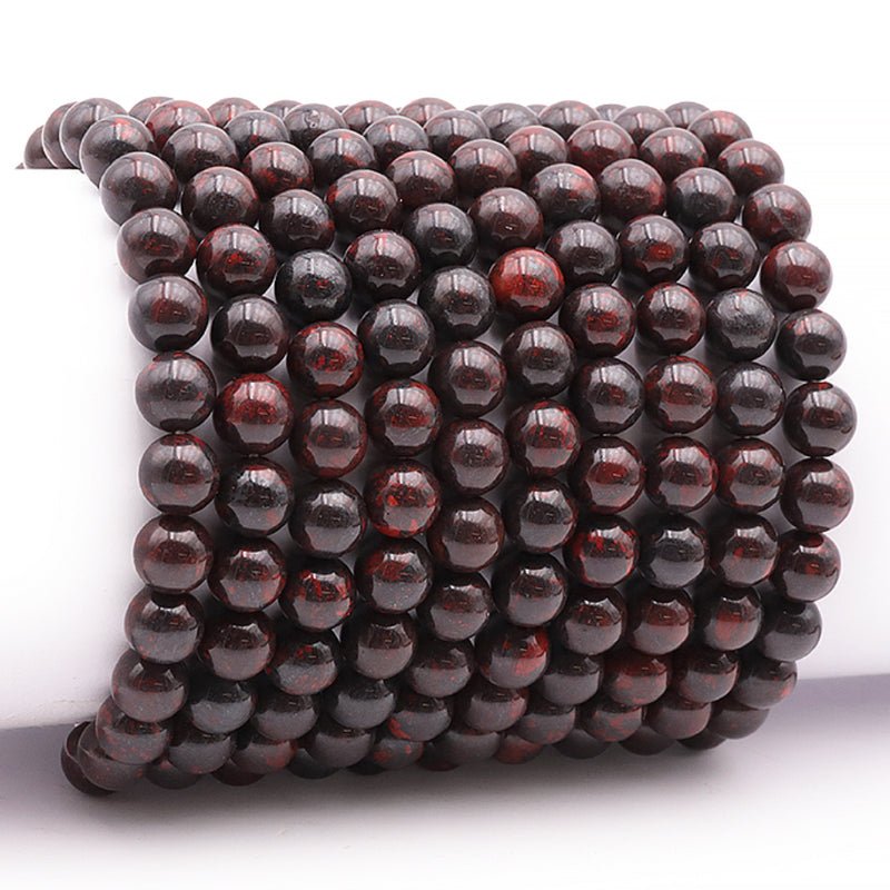 Bracelet oeil de fer Afrique du Sud A (boules 7 - 8mm) - La Boite à Cailloux