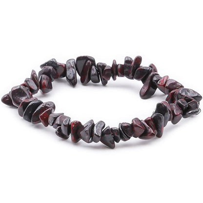 Bracelet oeil de fer Afrique du Sud A (perles baroques) - La Boite à Cailloux