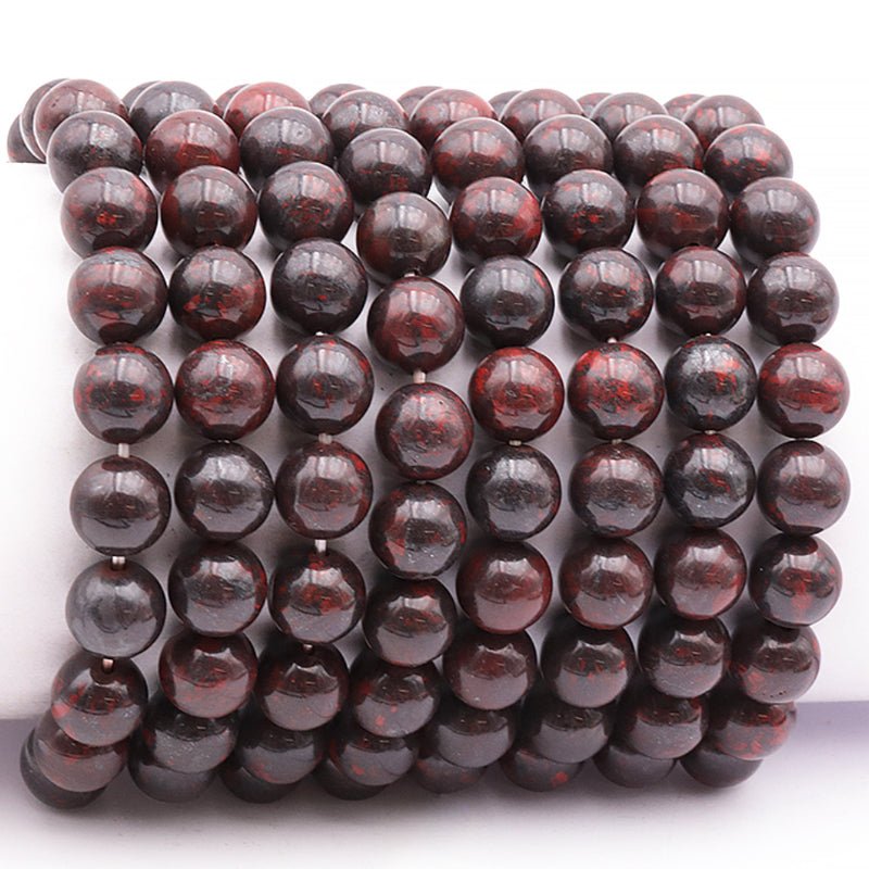 Bracelet oeil de fer Afrique du Sud AA (boules 10mm) - La Boite à Cailloux