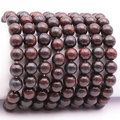Bracelet oeil de fer Afrique du Sud AA (boules 10mm) - La Boite à Cailloux