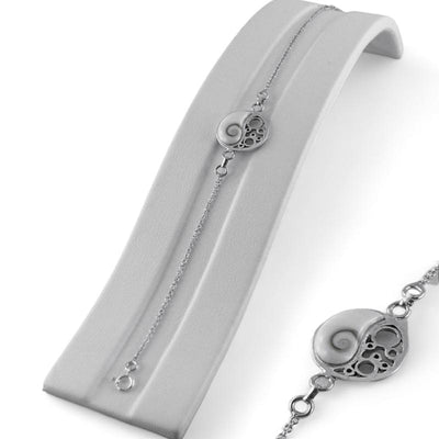 Eye of Saint Lucia (Ying Yang) bracelet in 925 silver
