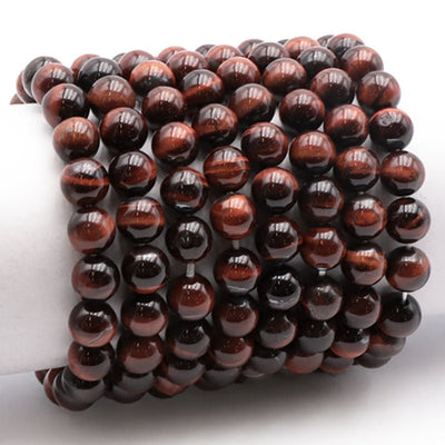 Pulsera sudafricana AA de ojo de buey (bolas de 10 mm)