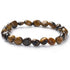 Bracelet oeil de tigre Afrique du Sud A (grains 5 - 7mm) - La Boite à Cailloux