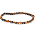 Bracelet oeil de tigre Afrique du Sud A+ (perles facettées de 3 - 4mm) - La Boite à Cailloux