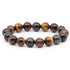 Bracelet oeil mlultiple Afrique du Sud A (boules 12mm) - La Boite à Cailloux