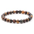 Bracelet oeil multiple Afrique du Sud A (boules 7 - 8mm) - Taille L - La Boite à Cailloux
