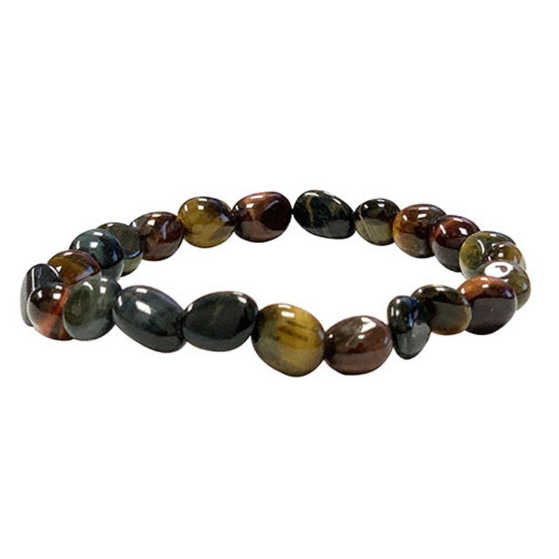 Bracelet oeil multiple Afrique du Sud A (grains 5 - 7mm) - La Boite à Cailloux