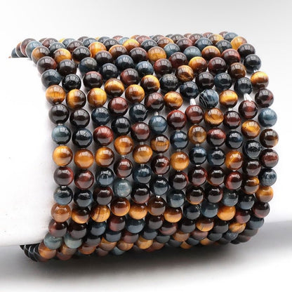 Bracelet oeil multiple Afrique du Sud AA (boules 5 - 6mm) - La Boite à Cailloux