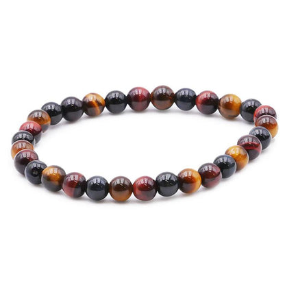 Bracelet oeil multiple Afrique du Sud AA (boules 5 - 6mm) - La Boite à Cailloux