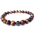 Bracelet oeil multiple Afrique du Sud AA (boules 7 - 8mm) - La Boite à Cailloux