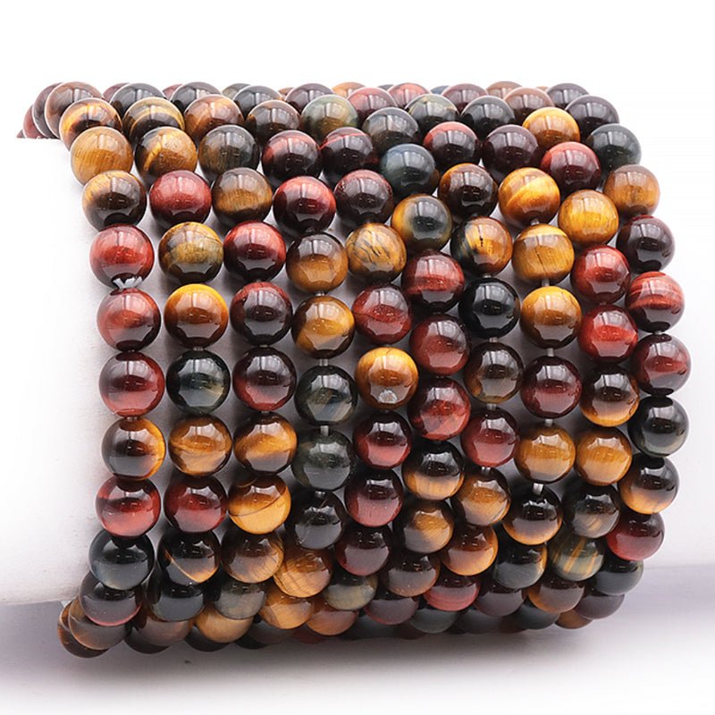 Bracelet oeil multiple Afrique du Sud AA (boules 7 - 8mm) - La Boite à Cailloux